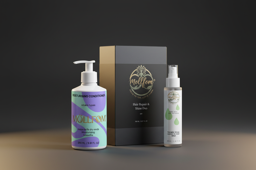MOLLFOM Hair Repair & Shine Duo – Shorter Bottles
